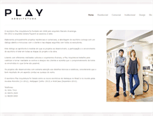 Tablet Screenshot of playarquitetura.com